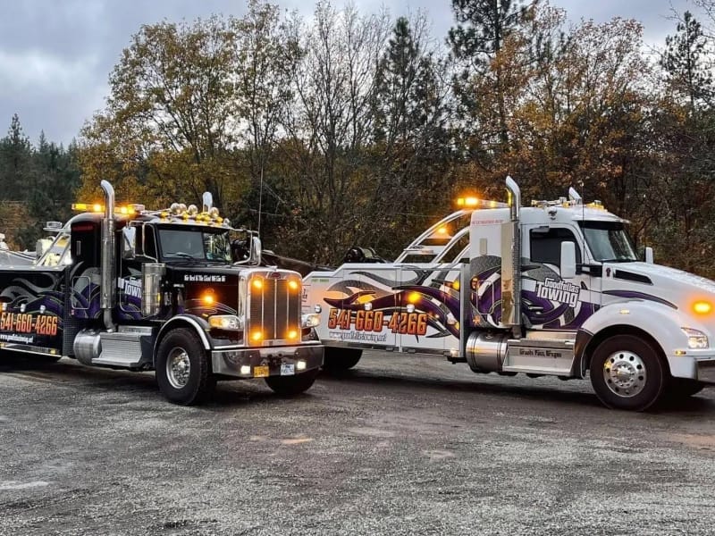 Butte Falls tow truck